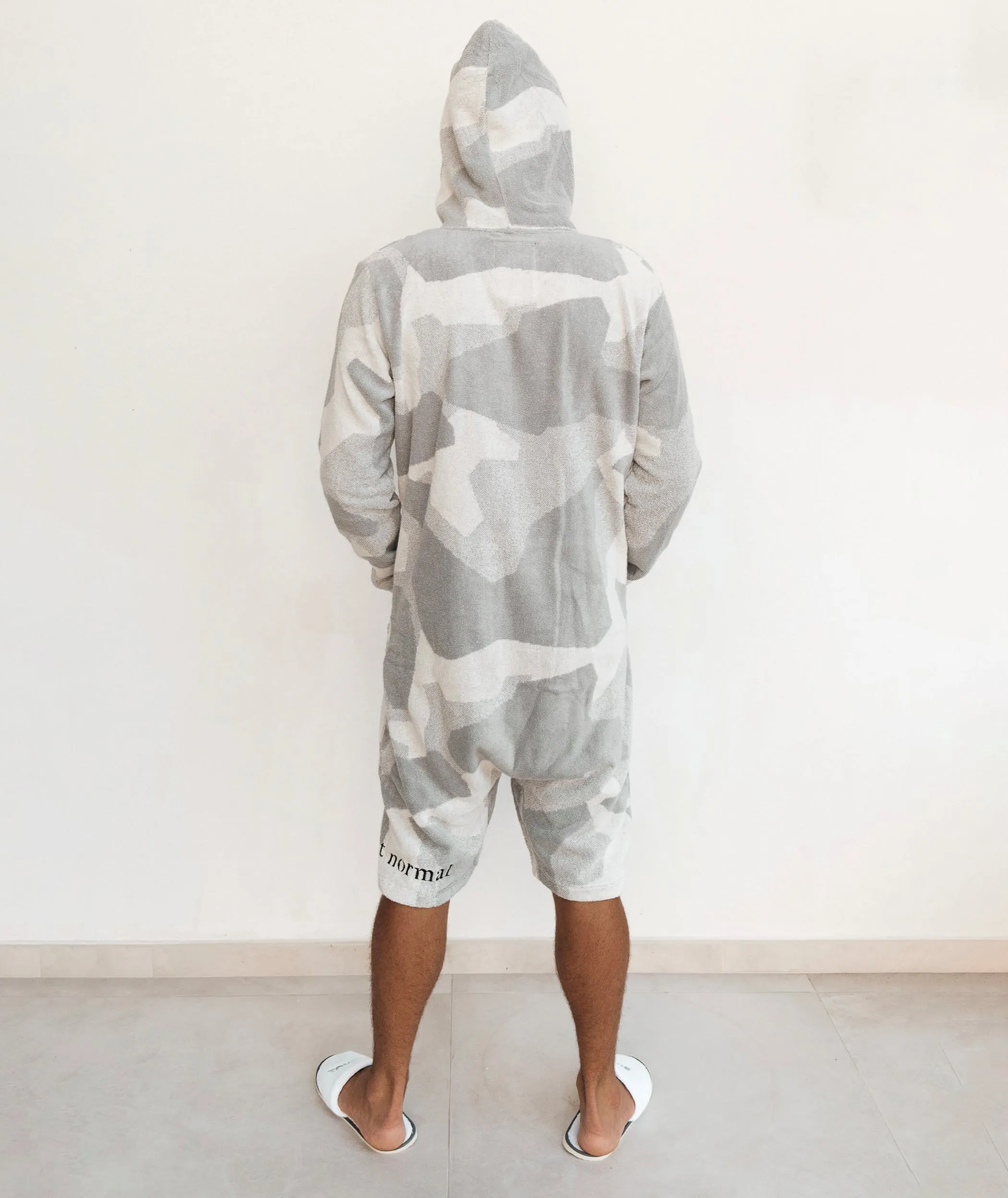 Towel Club x c'est normal Towel Jumpsuit Grey Camo