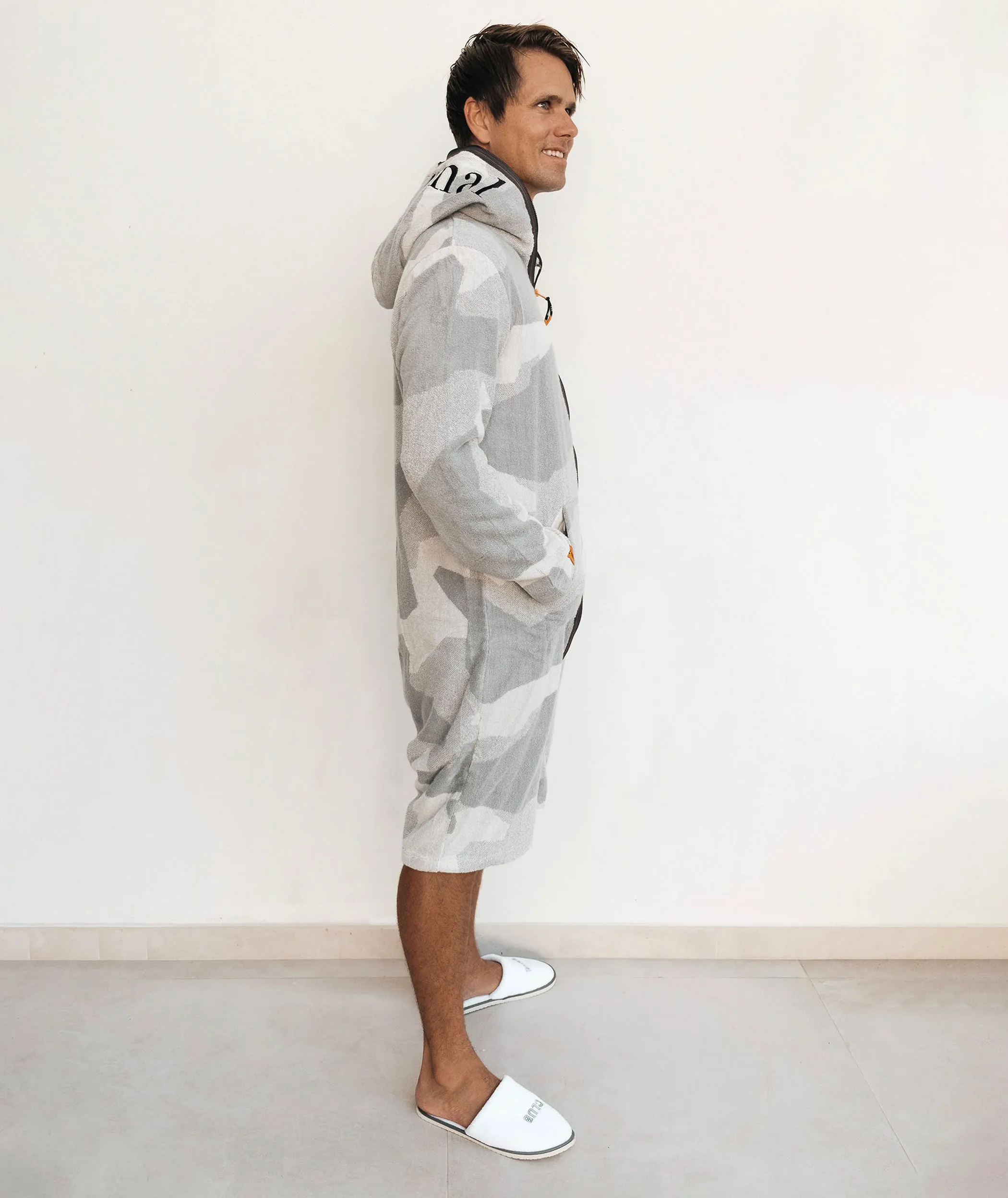 Towel Club x c'est normal Towel Jumpsuit Grey Camo