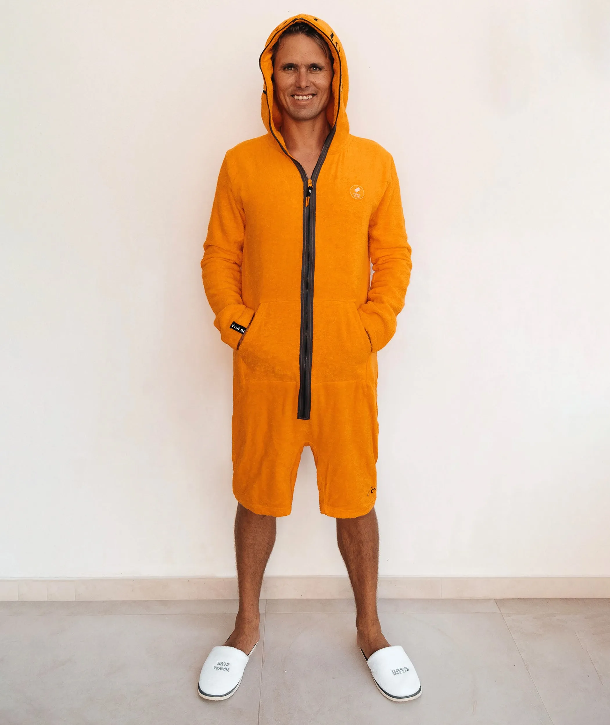 Towel Club x c'est normal Towel Jumpsuit Orange