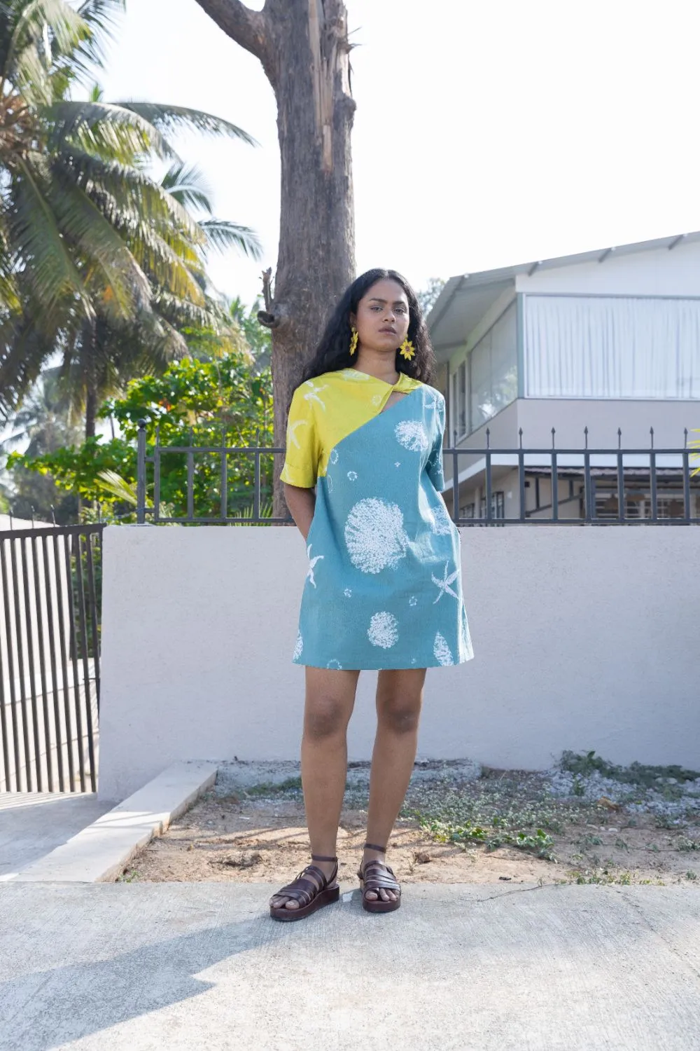 Tropical Twist Shift Dress
