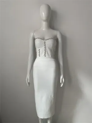Tube Top Diamond Dresses