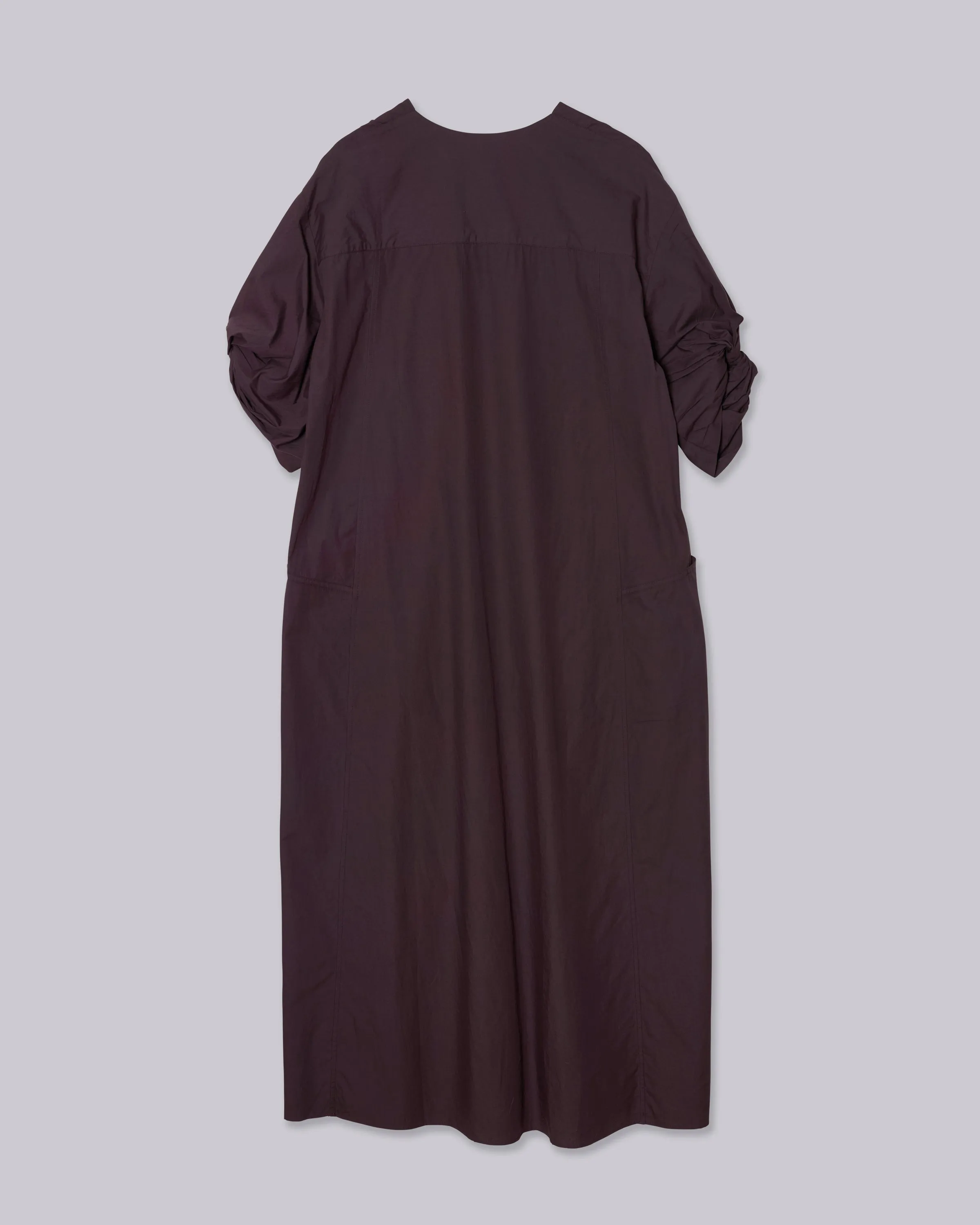 U-Neck Dress in Chocolate