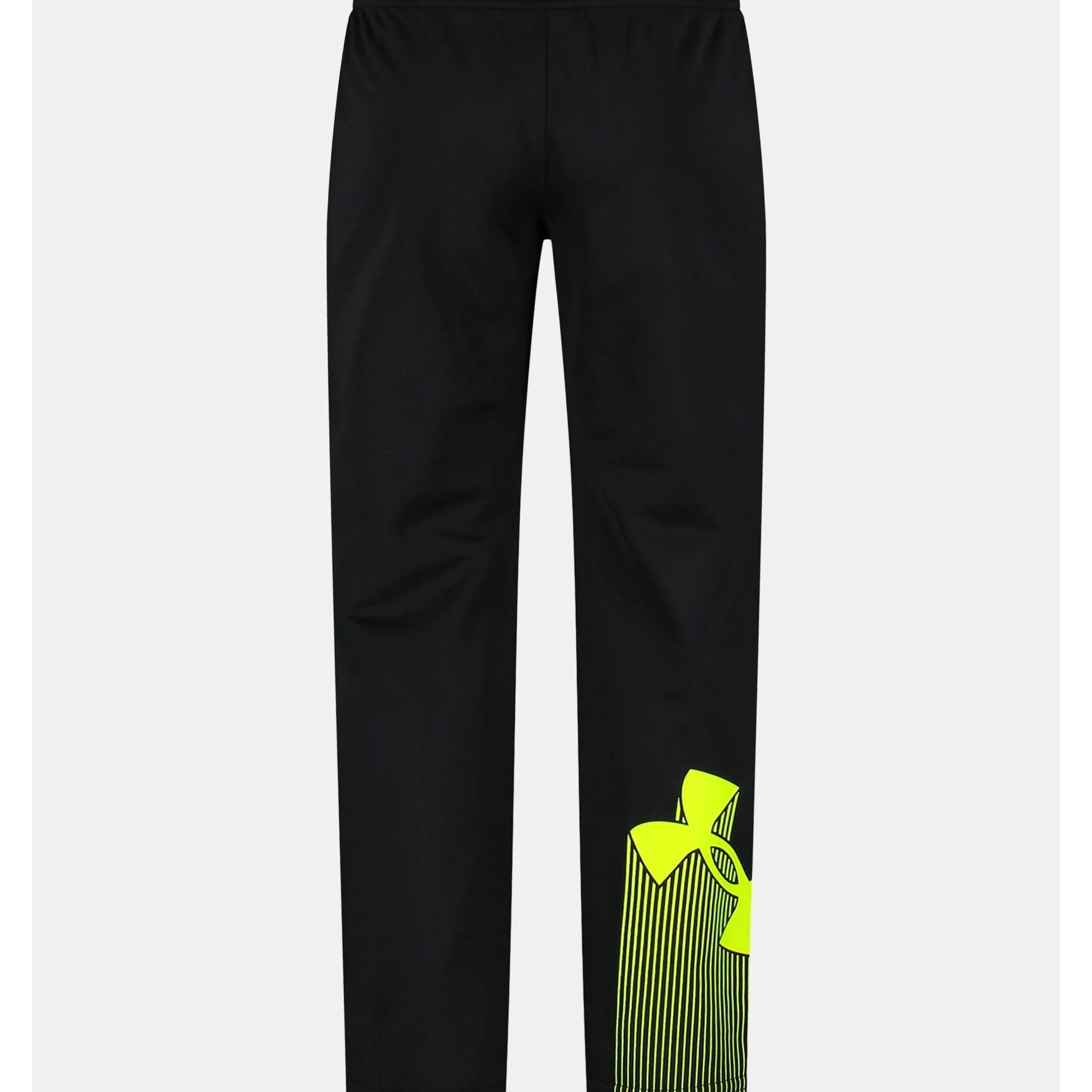 Under Armour Boys' UA Big Logo Tapered Pant - Black