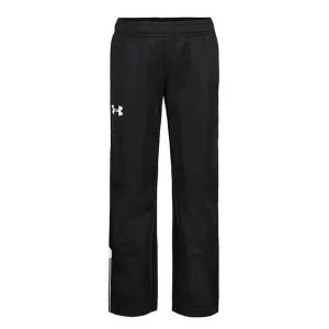 Under Armour Boys' UA Big Logo Tapered Pant - Black/White
