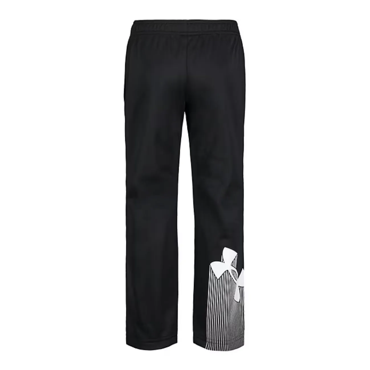Under Armour Boys' UA Big Logo Tapered Pant - Black/White
