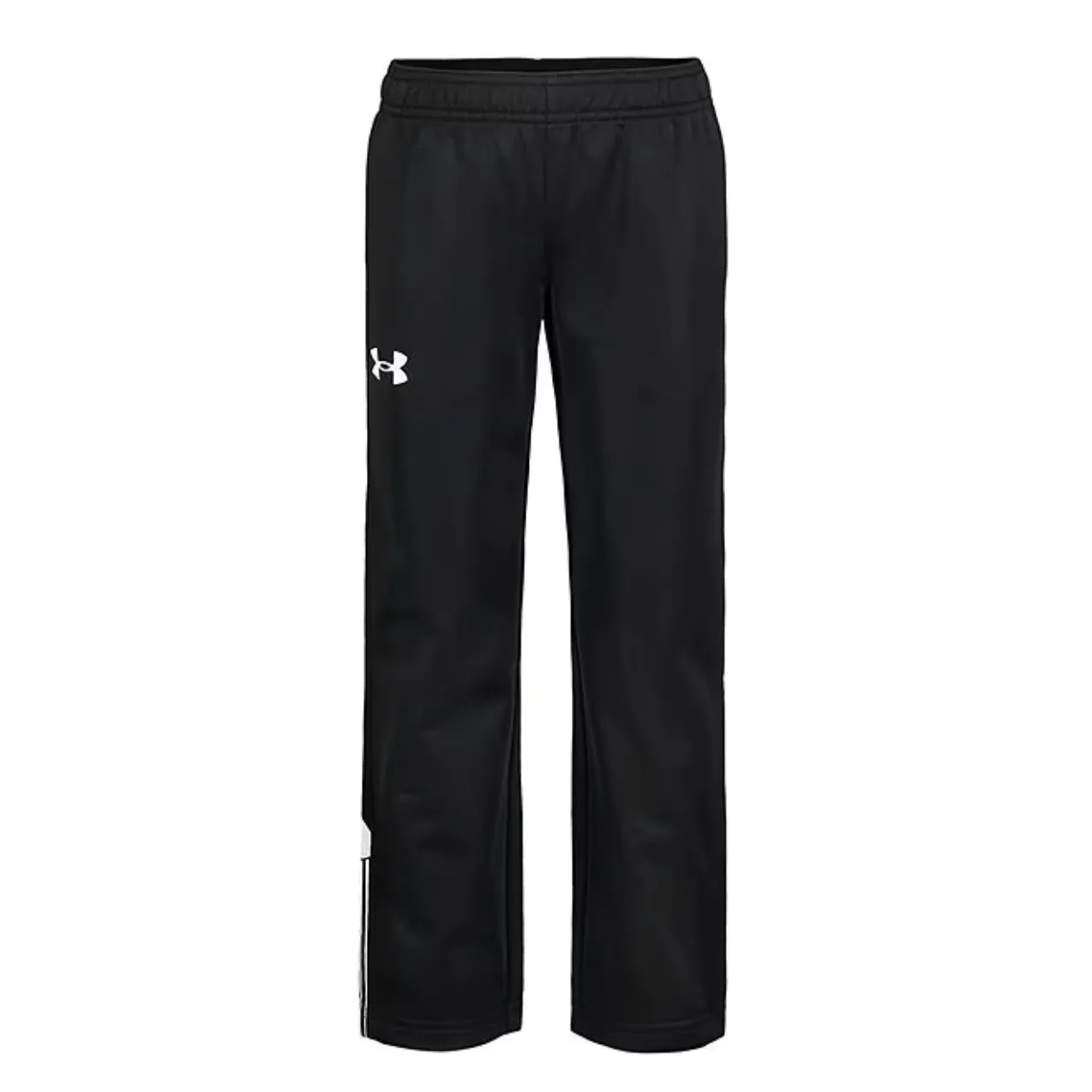 Under Armour Boys' UA Big Logo Tapered Pant - Black/White