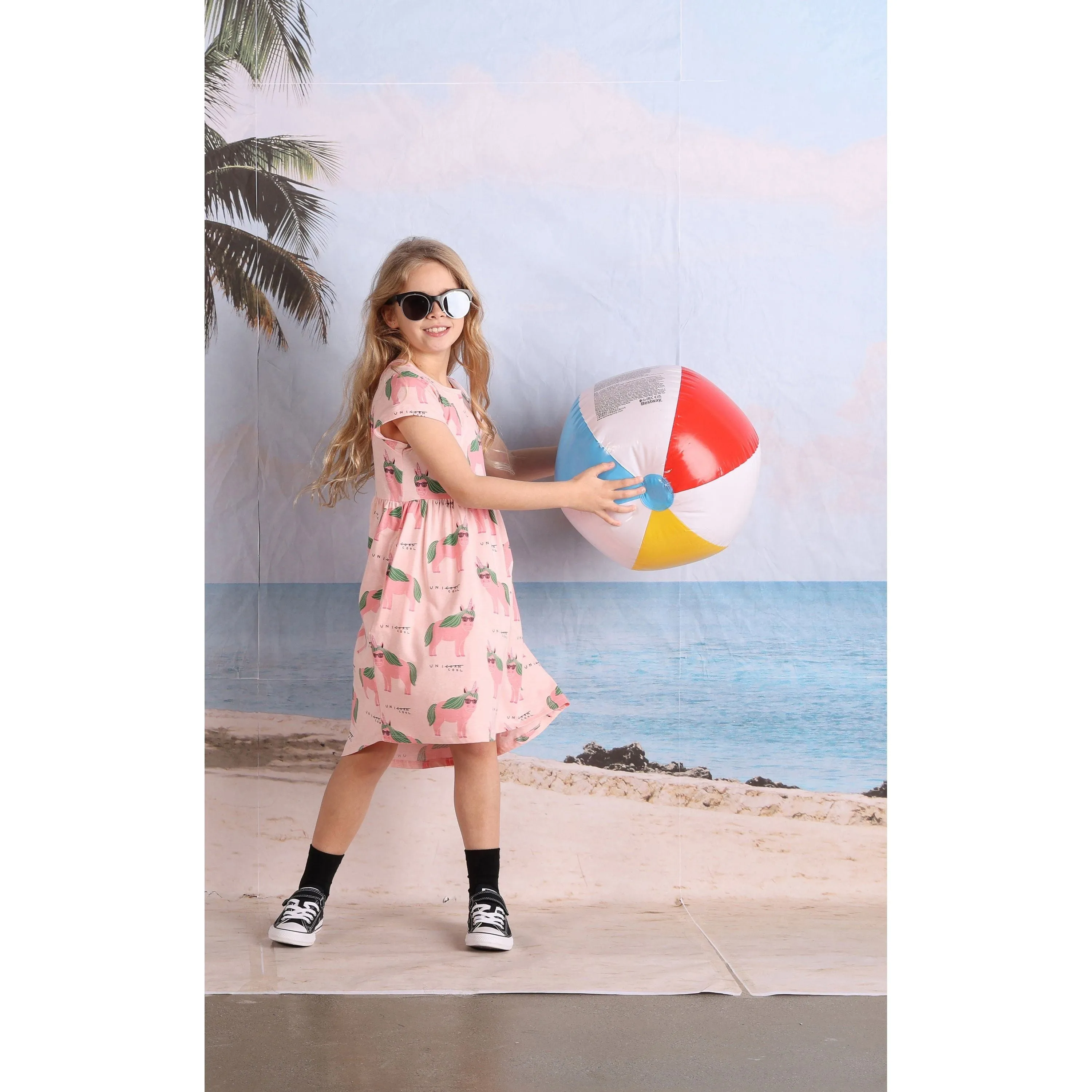 Unicool Dress- Pink Marle