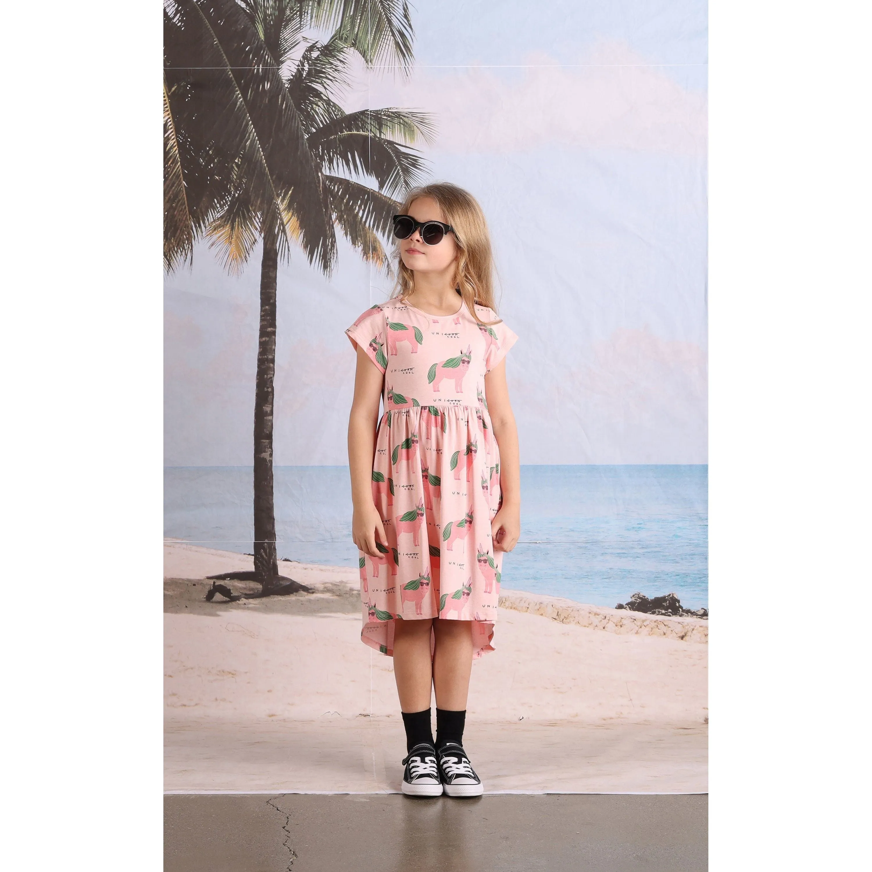 Unicool Dress- Pink Marle