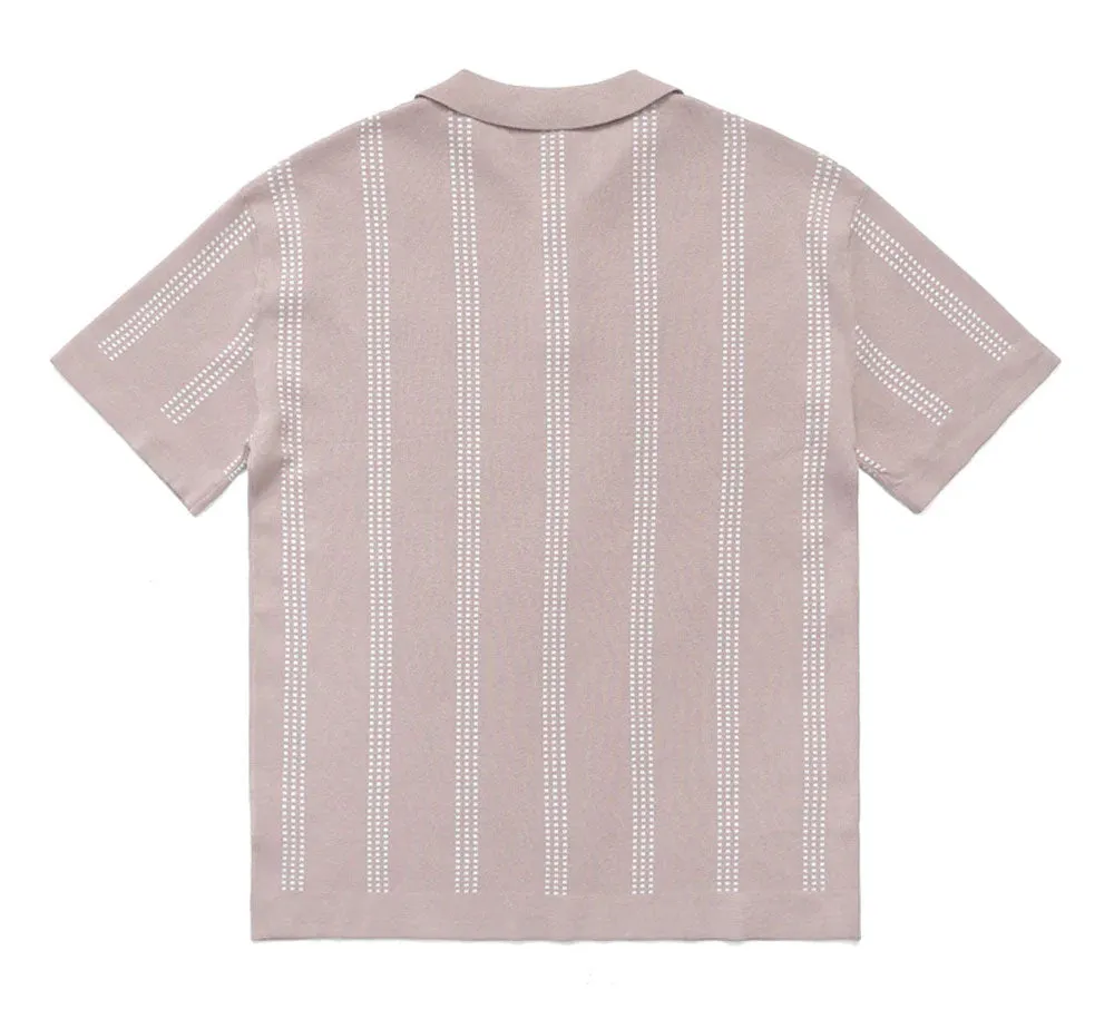 VERT STRIPE KNIT POLO