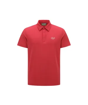 Vice Golf Atelier Men's V Signature Polo T-Shirts - Red