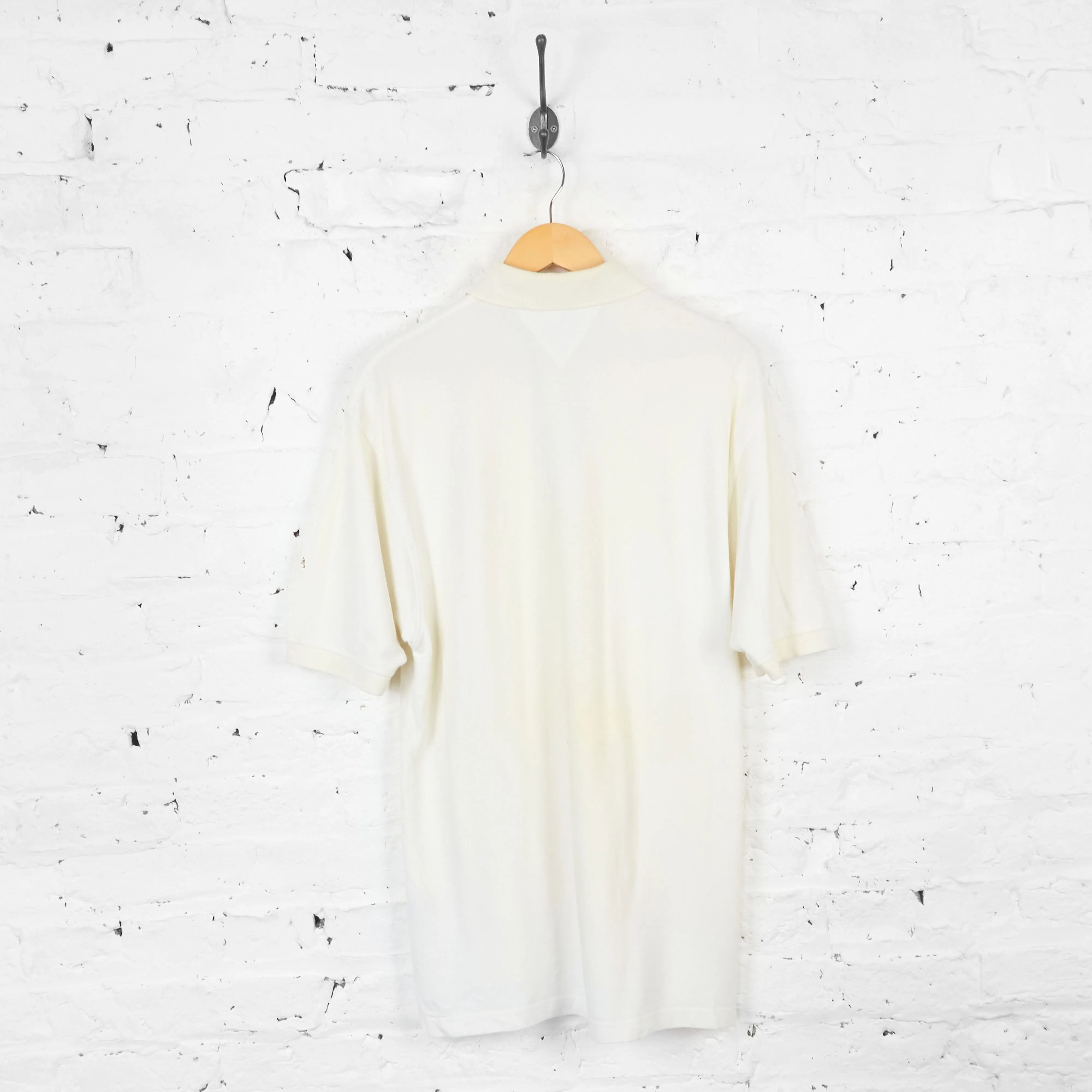 Vintage Tommy Hilfiger Polo Shirt - Cream - L