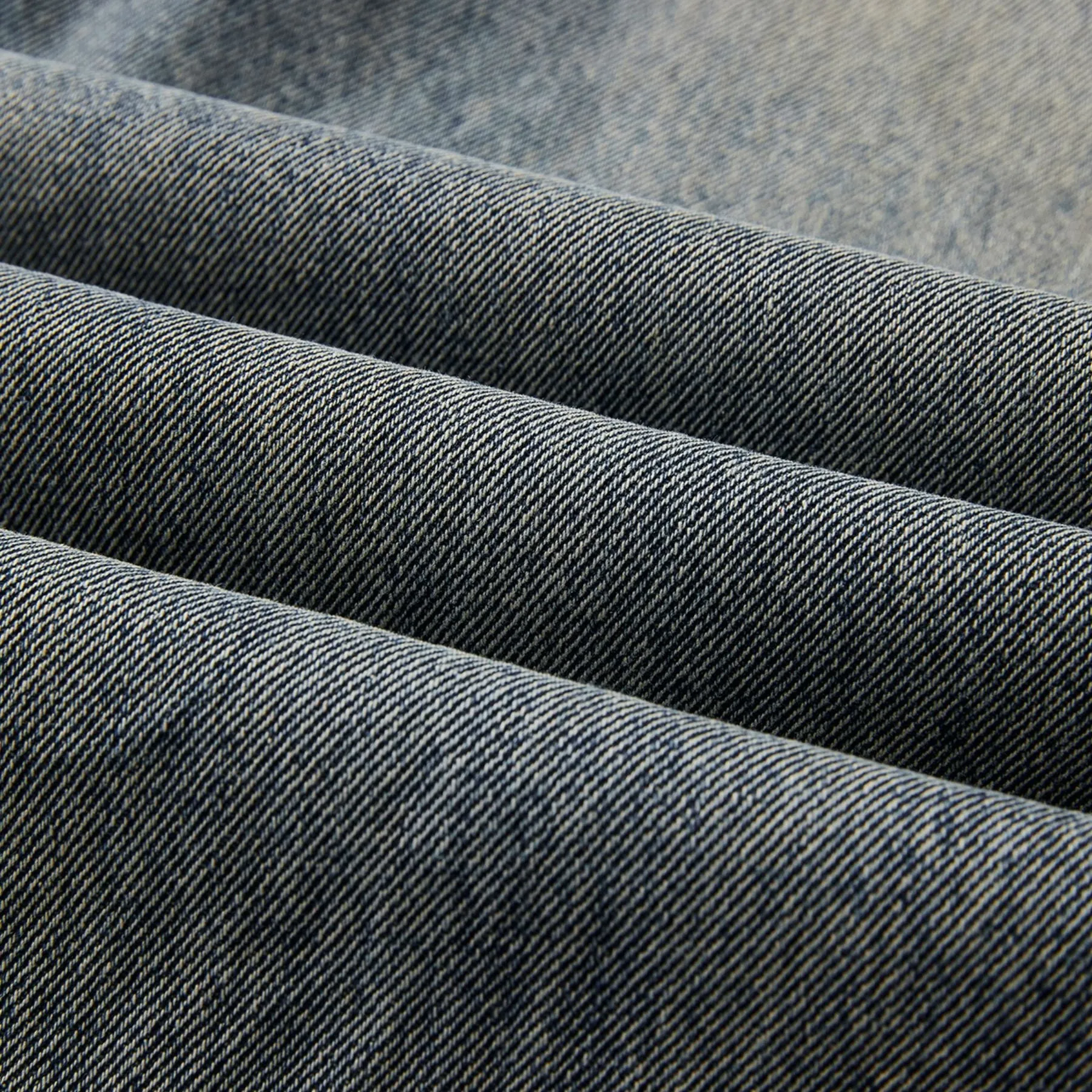 Vintage Washed Raw Hem Bootcut Jeans