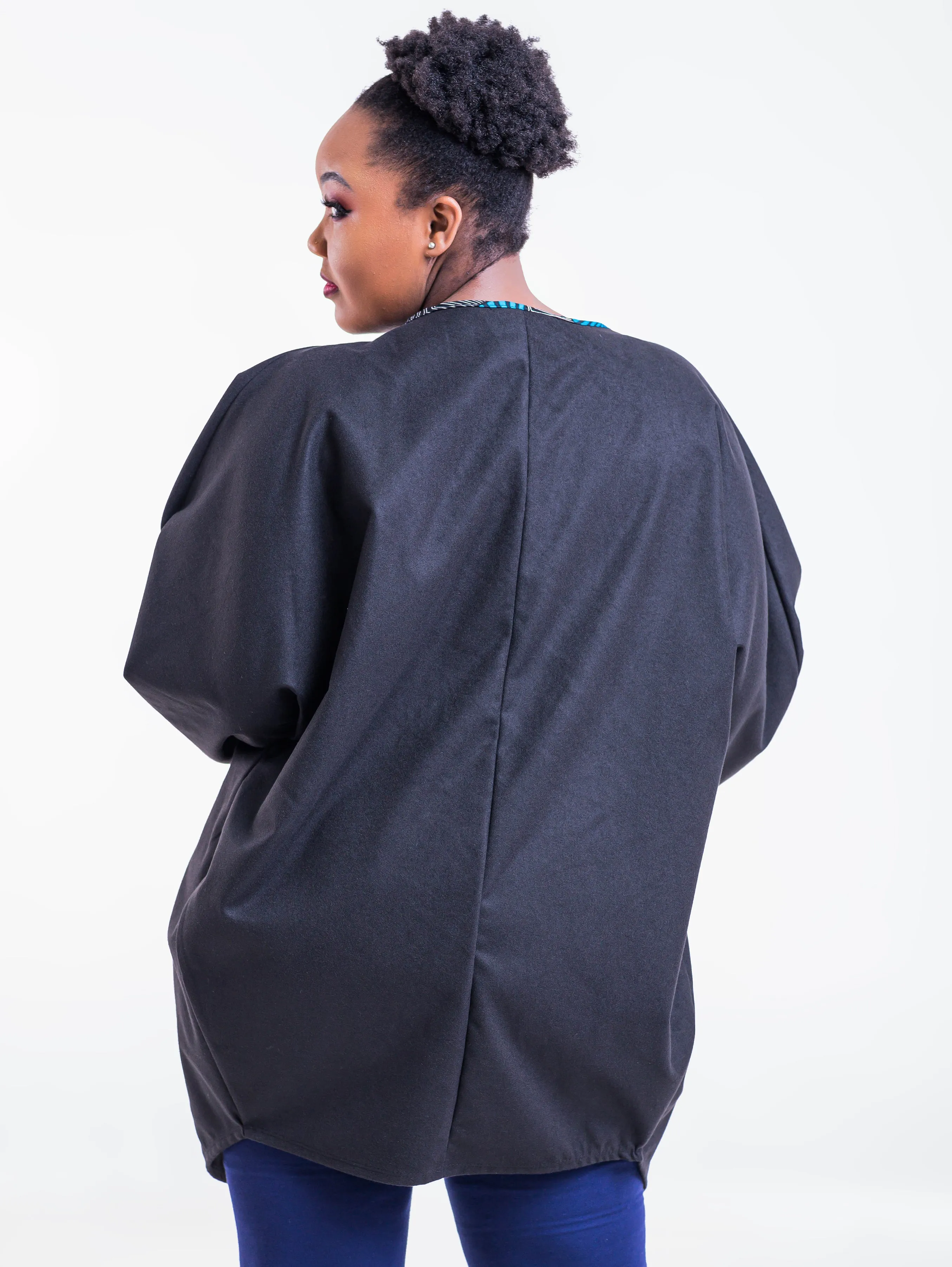 Vivo Lome Cocoon Coat - Black