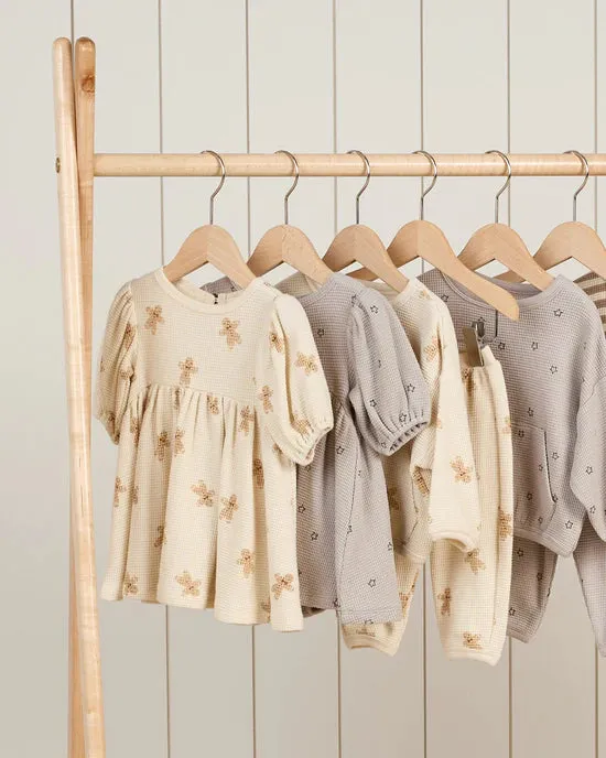 WAFFLE BABYDOLL DRESS ||  GINGERBREAD