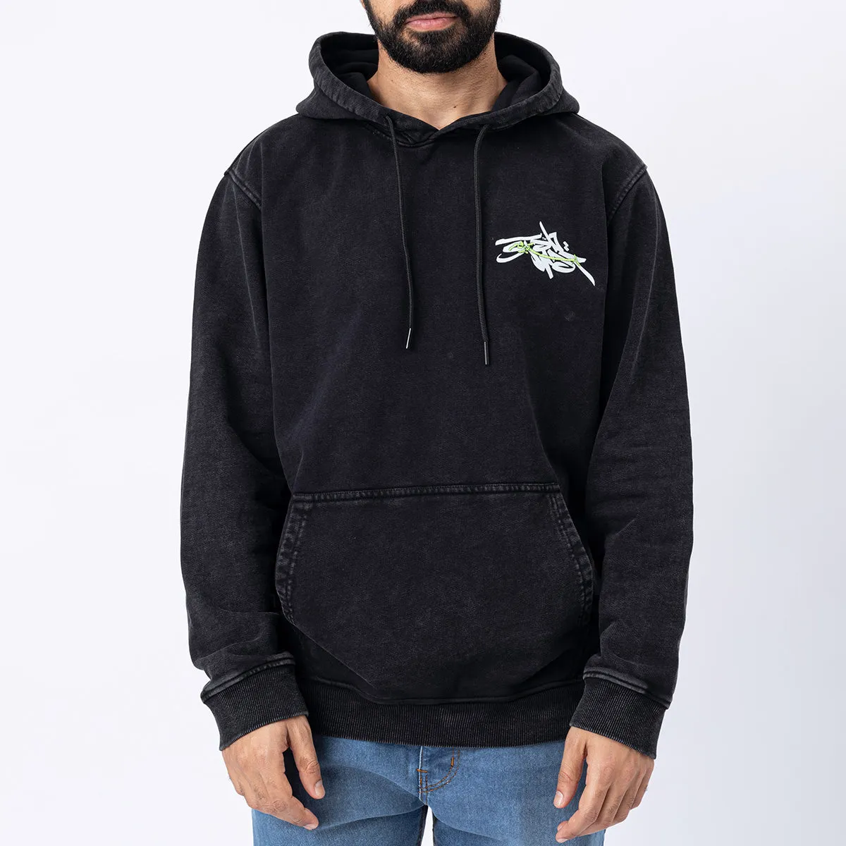 Washed Hoodie Black