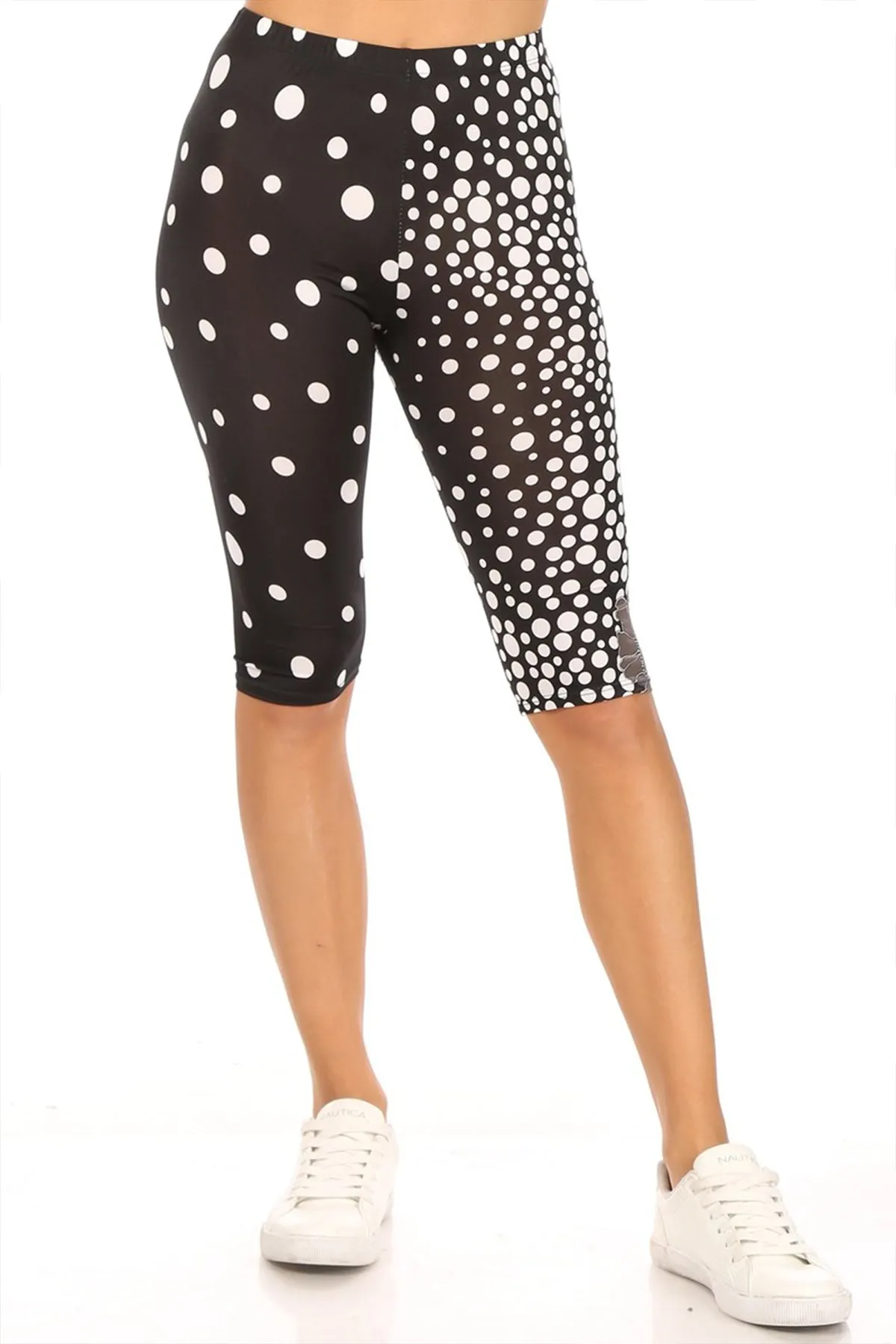 Women's Casual Workout Comfy Stretch Elastic Band Waist Burmuda Leggings Short Pant