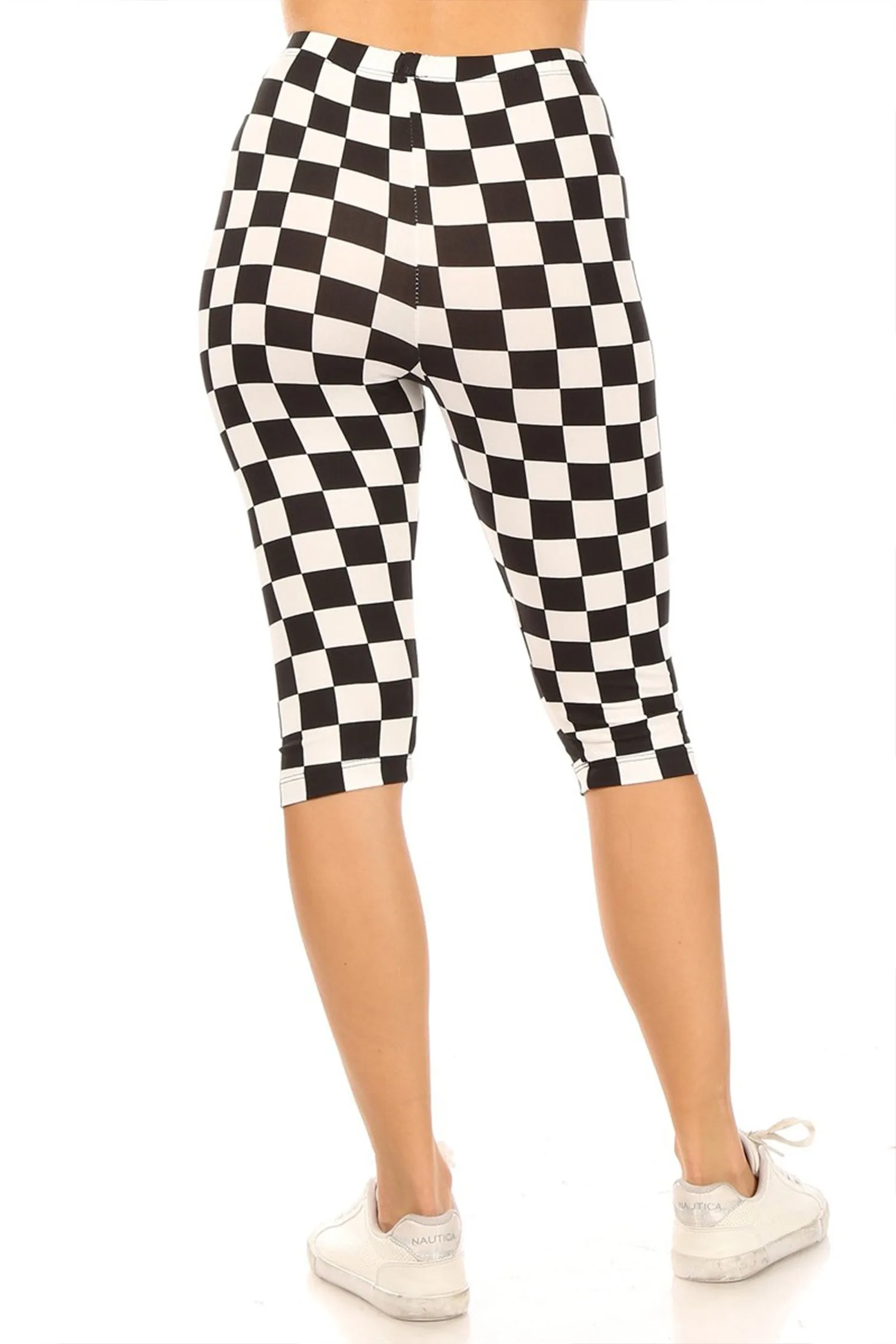Women's Casual Workout Comfy Stretch Elastic Band Waist Burmuda Leggings Short Pant