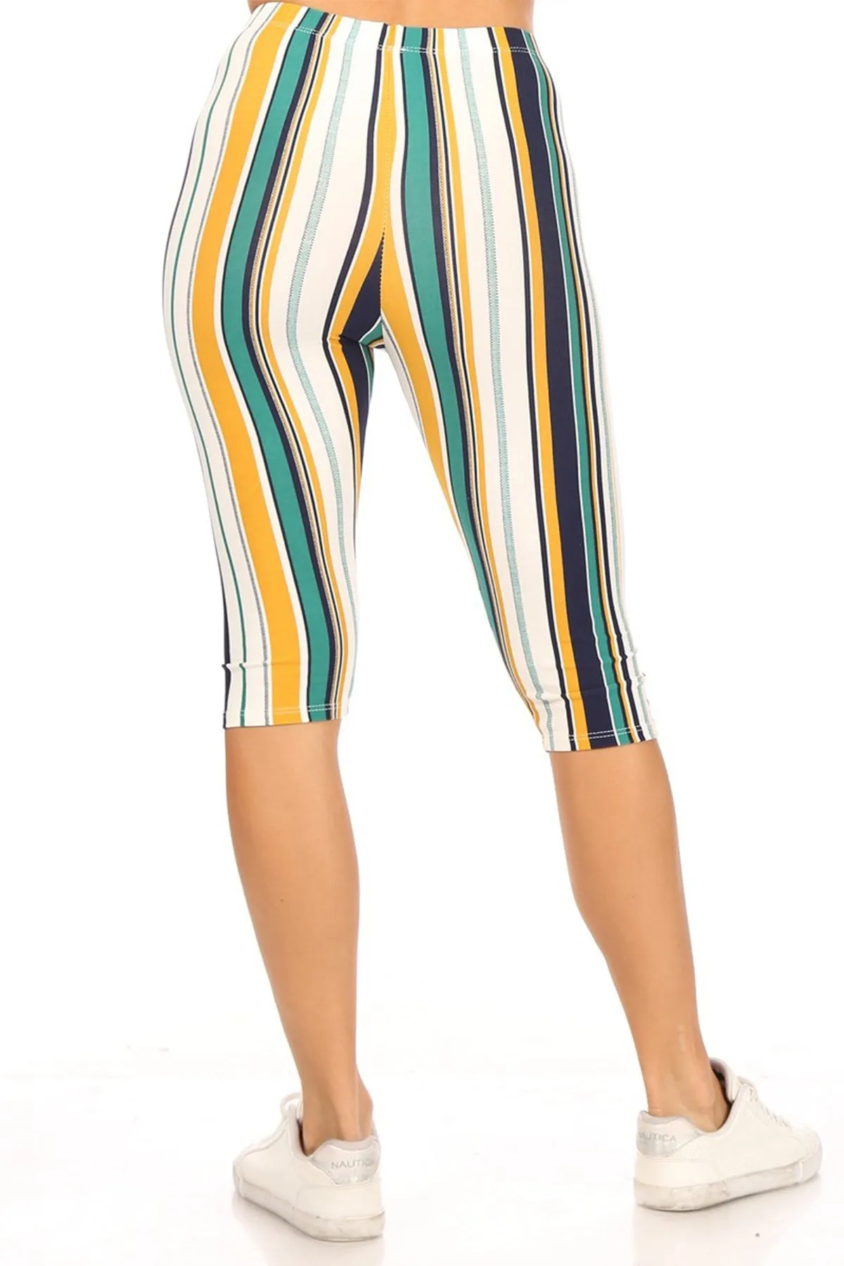 Women's Casual Workout Comfy Stretch Elastic Band Waist Burmuda Leggings Short Pant