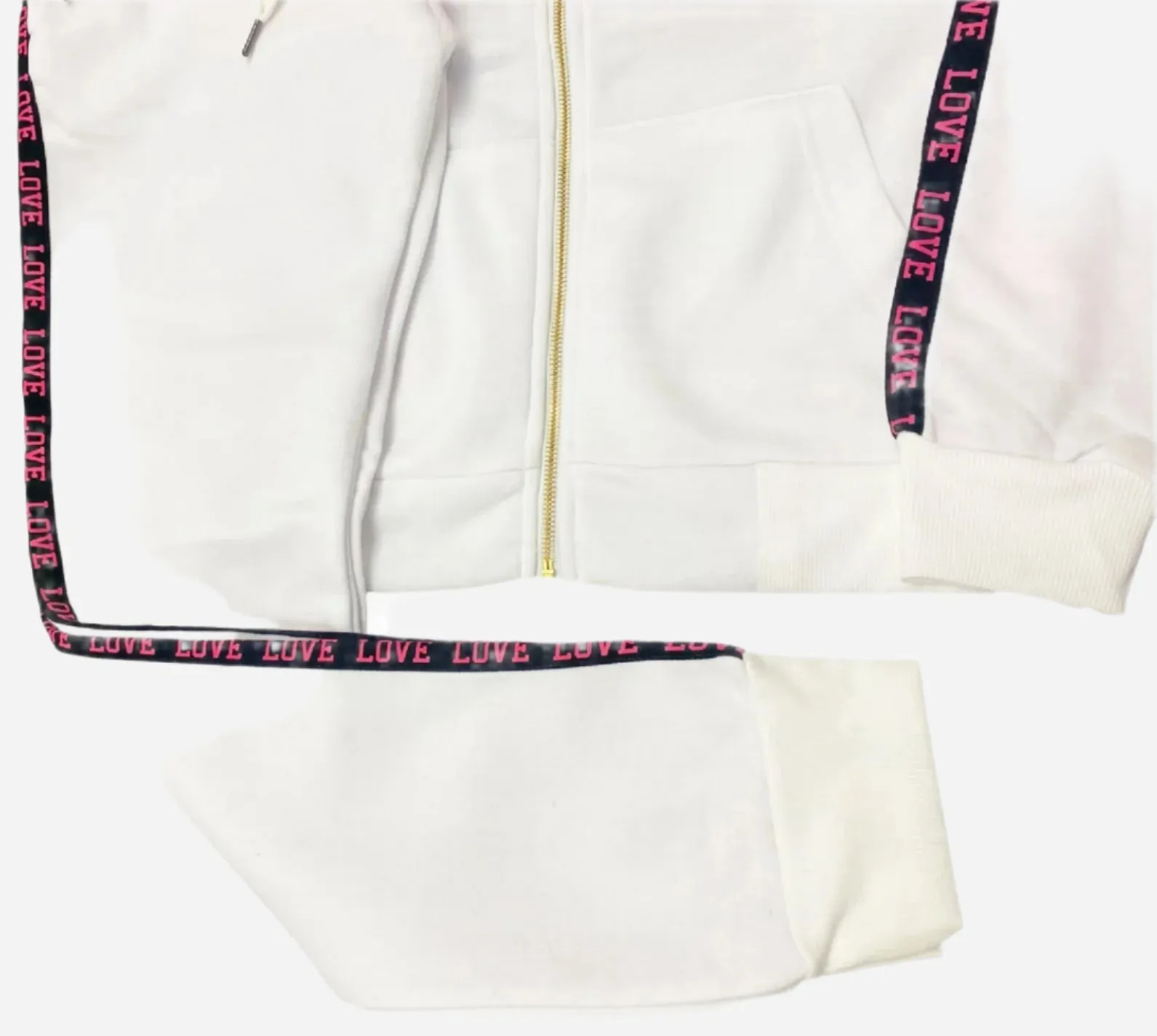 Women's Sweatsuit Love Stripe Outfit