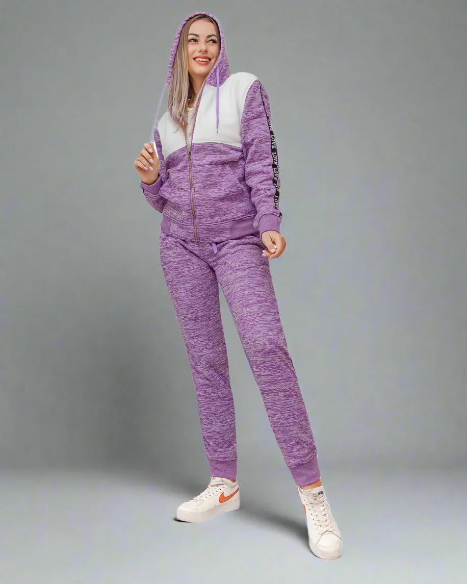 Women's Sweatsuit Love Stripe Outfit