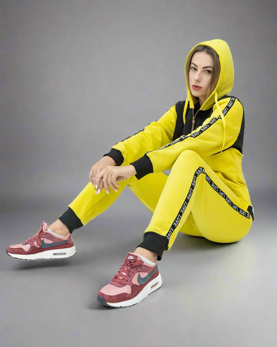 Women's Sweatsuit Love Stripe Outfit