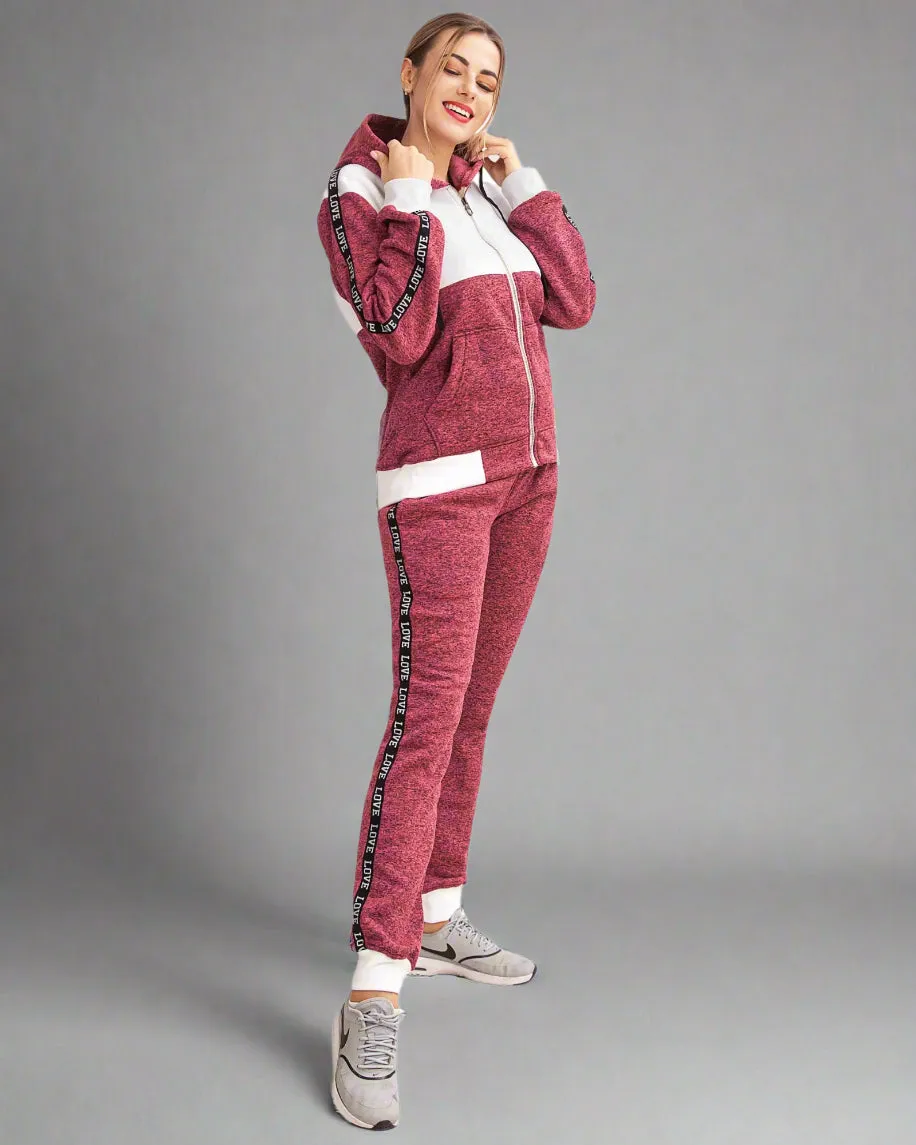 Women's Sweatsuit Love Stripe Outfit