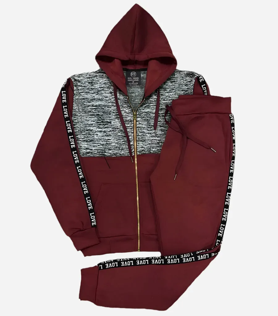 Women's Sweatsuit Love Stripe Outfit