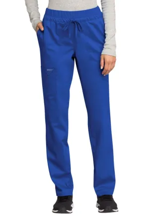 Women's Tapered Leg Drawstring Scrub Pant, Royal Blue