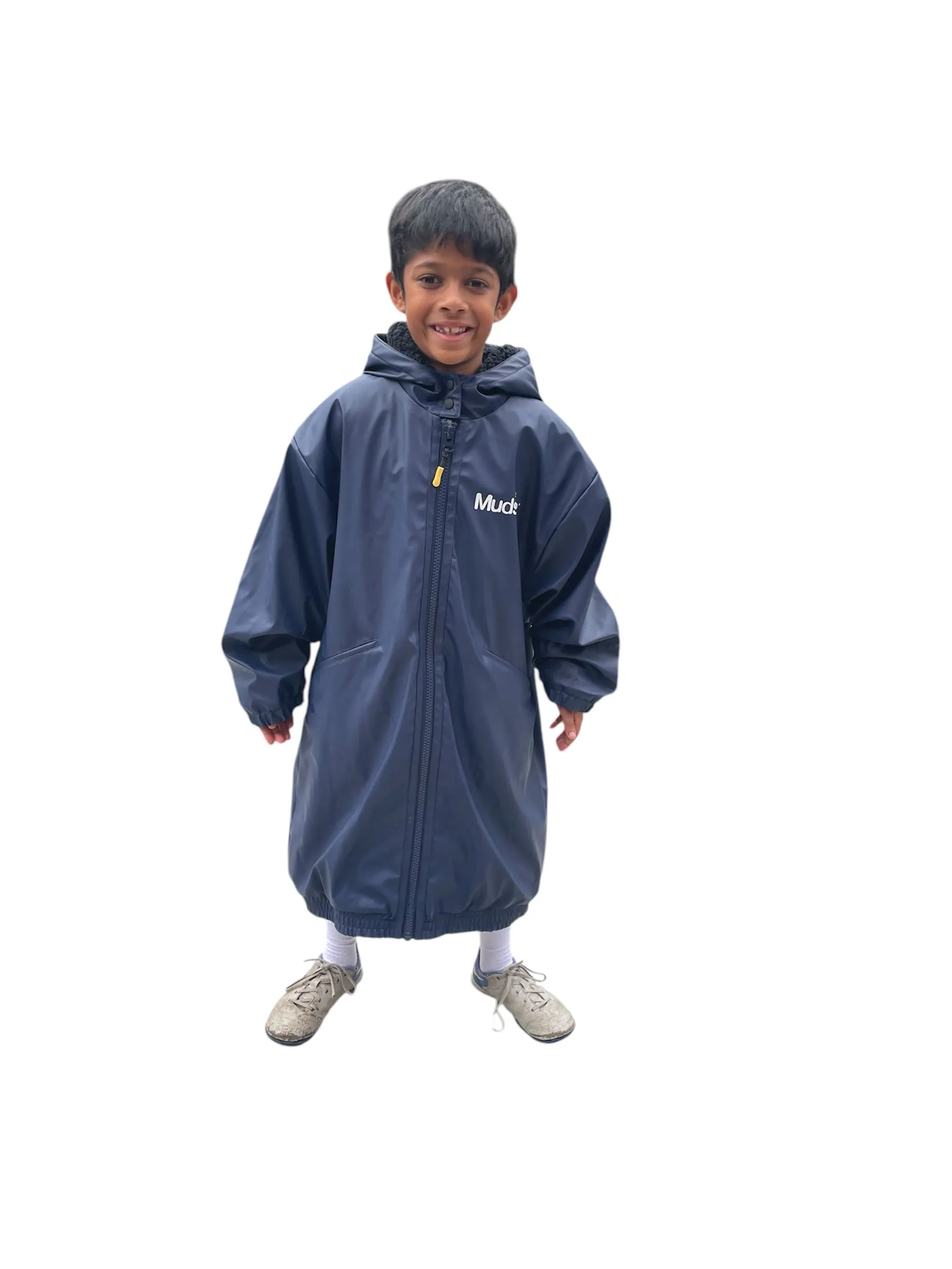 YELLOW LOGO MUDSIE COAT