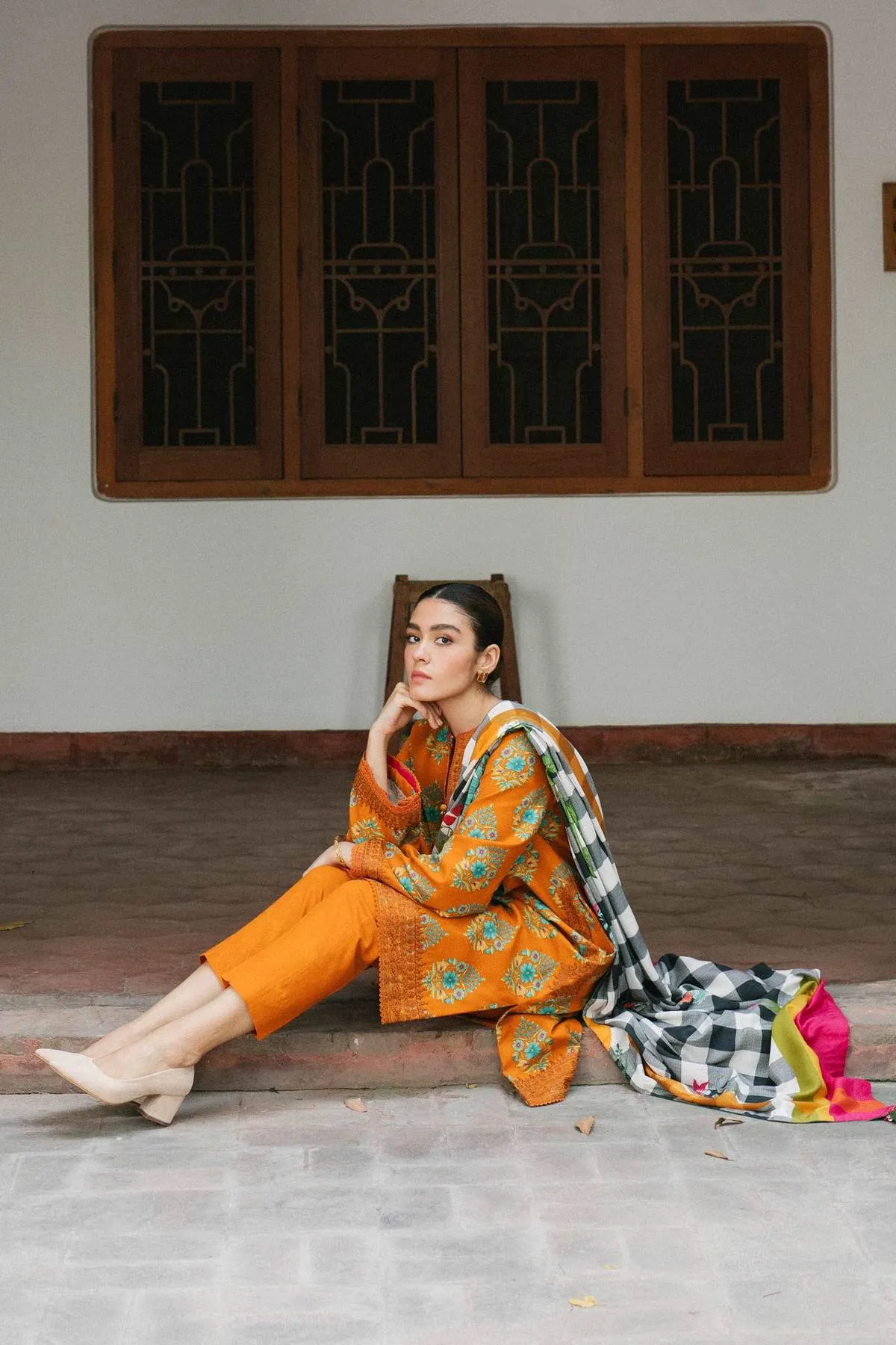 ZW21-3A |  Zara Shahjahan Coco Winter 2021 Collection | Unstitched Embroidered Khaddar Suits