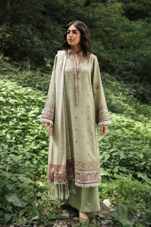 ZW22-6B | Zara Shahjahan Coco Winter Collection 2022 | Unstitched Embroidered Khaddar Linen  Suits
